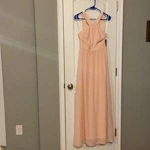Blush pink, maxi Lulu’s dress